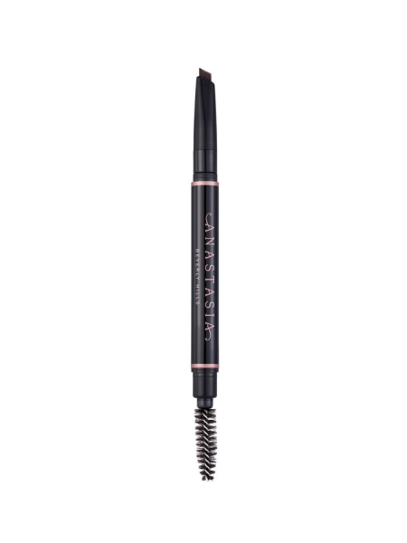 Anastasia Beverly Hills Brow Definer black eyebrow pencil with spoolie on white background