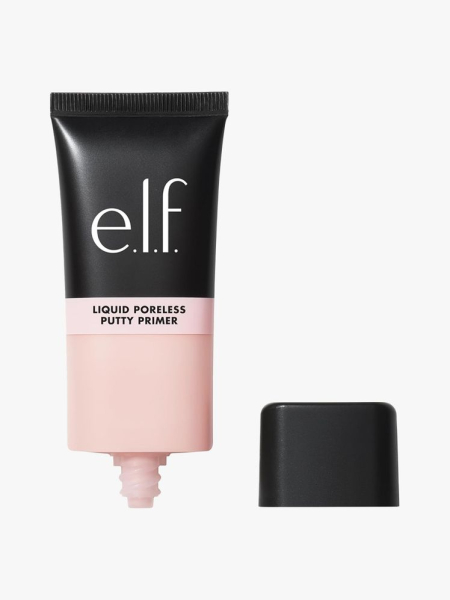 E.L.F. Cosmetics Liquid Poreless Putty Primer in branded tube component on a light gray background